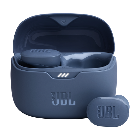 JBL Tune Buds - Blue - True wireless Noise Cancelling earbuds - Hero